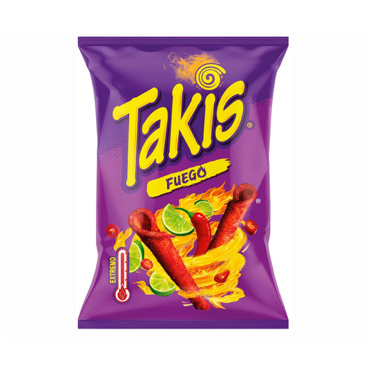 Takis Fuego – Extreme Spicy Rolled Chips (130g)
