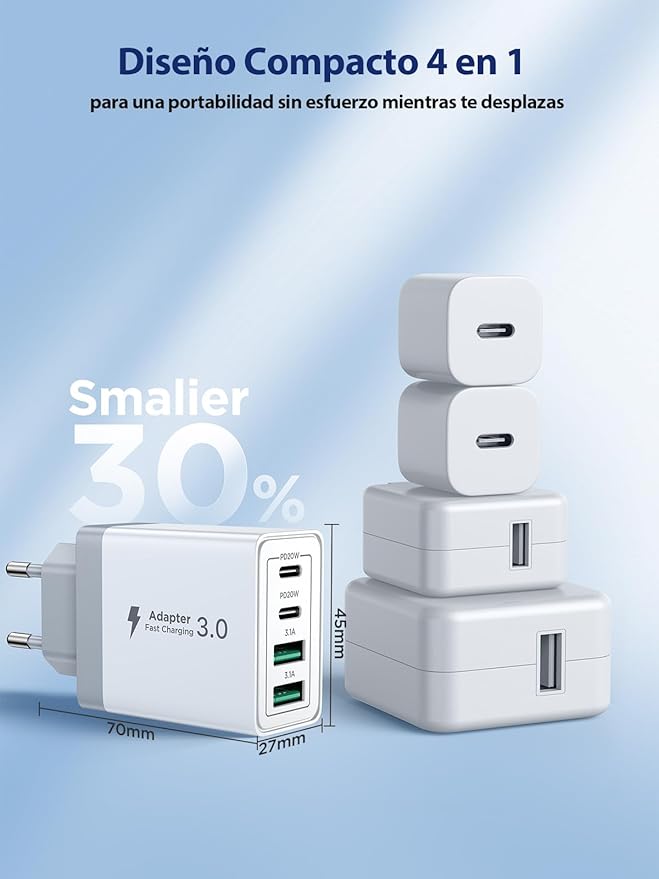 4-in-1 Fast Charging Adapter 40W