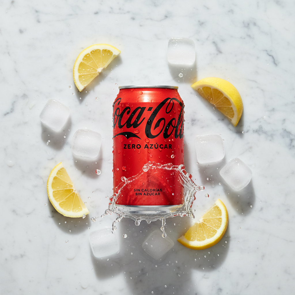 Coca-Cola Zero Flat Lay